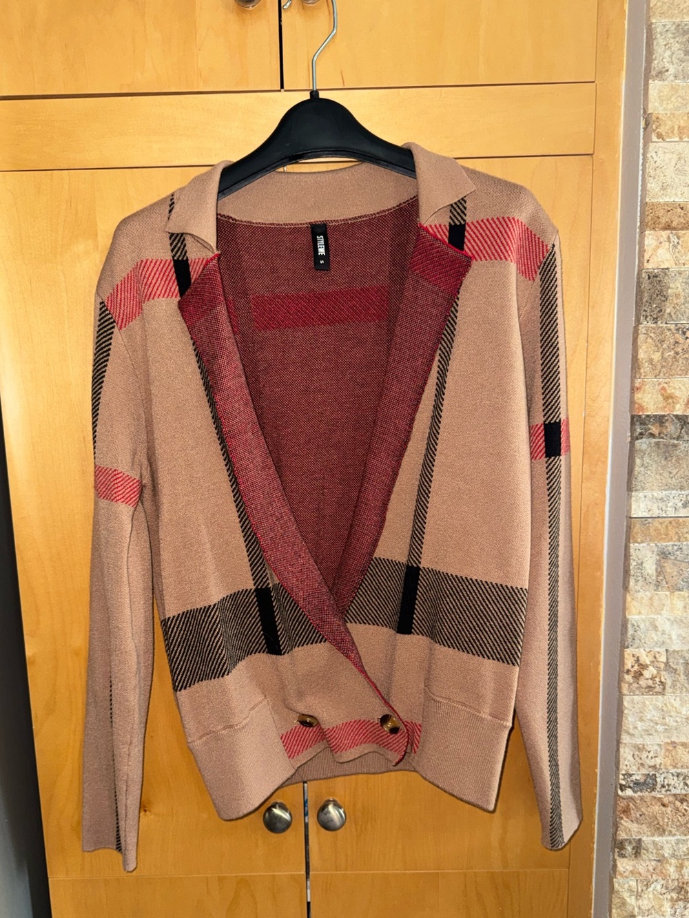 Plaid Cardigan-WORN ONCE